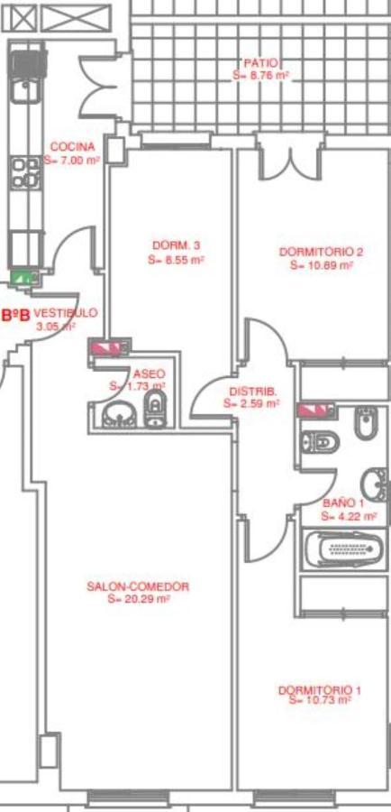 3Br Apartment With Parking And Patio In The Center By Rems Малага Екстериор снимка